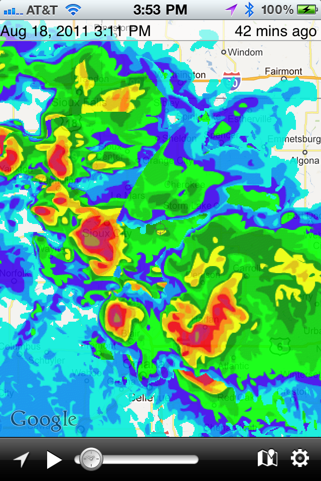 NOAA Hi-Def Radar iPhone NOAA Hi-Def Radar iPhone